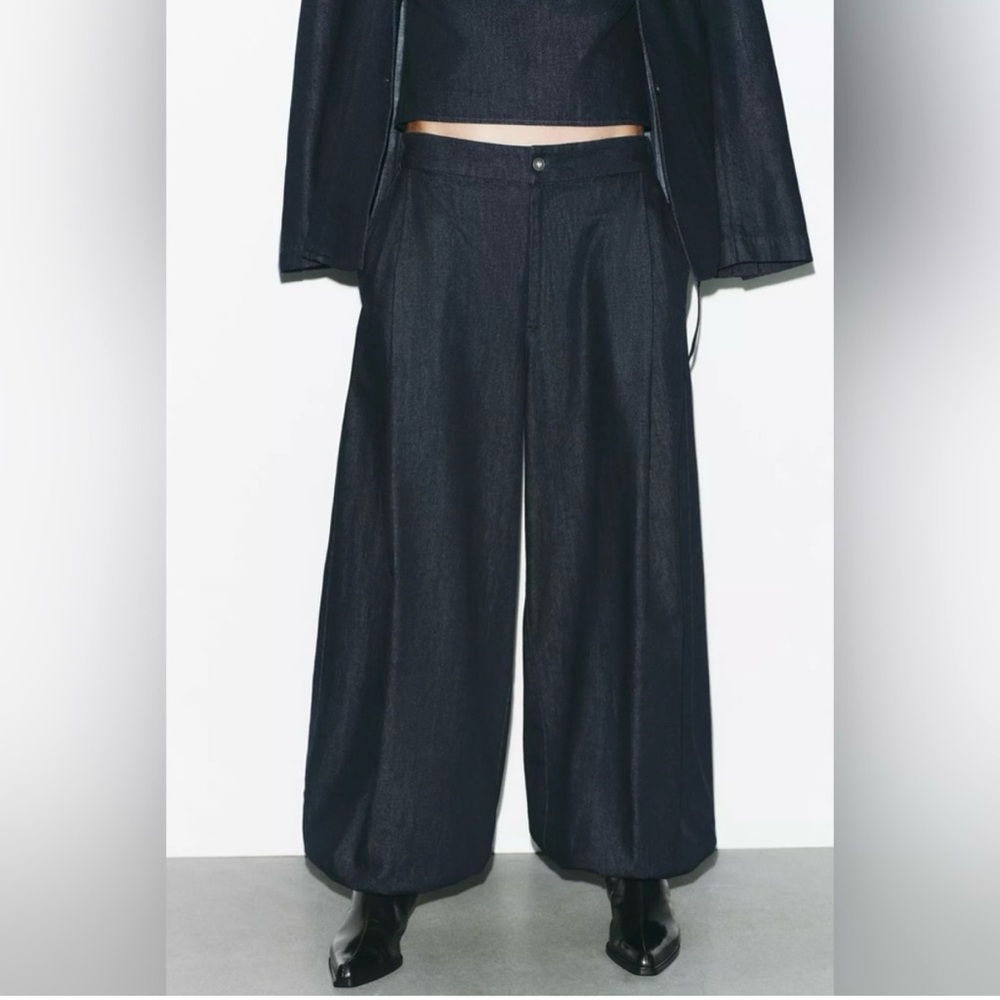 Zara trf wife leg bomhah pants - Picture 6 of 8